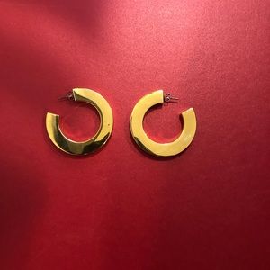 Derek Lam Gold Hoop Earrings
